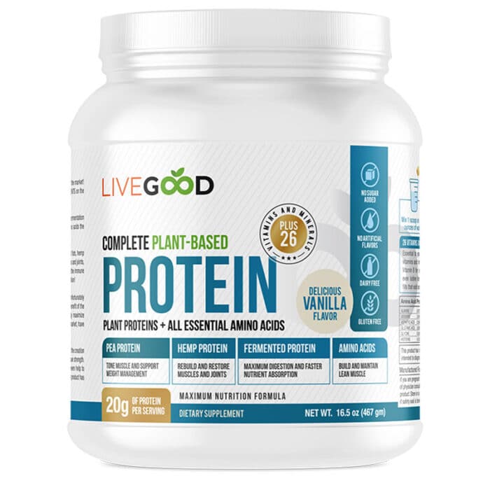 LiveGood Plant Based Protein
