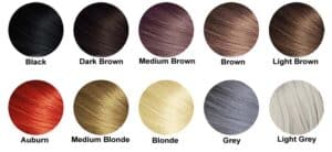 Hair in Seconds Color Chart